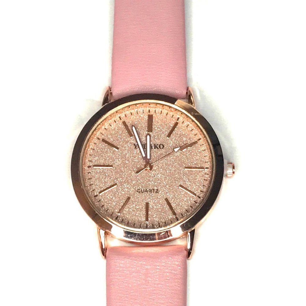 Women’s Pink Glitter Fashion Watch NWOT - Great Gift - Picture 2 of 5